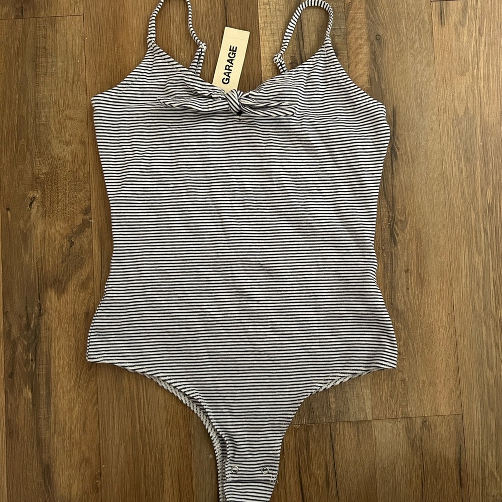 Garage Striped Bodysuit XS